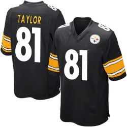 Roc Taylor Pittsburgh Steelers Game Men's Team Color Jersey (Black)