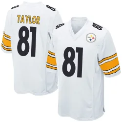 Roc Taylor Pittsburgh Steelers Game Youth Jersey (White)