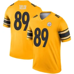 Roc Taylor Pittsburgh Steelers Legend Men's Inverted Jersey (Gold)