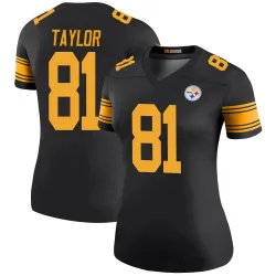 Roc Taylor Pittsburgh Steelers Legend Women's Color Rush Jersey (Black)