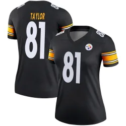 Roc Taylor Pittsburgh Steelers Legend Women's Jersey (Black)