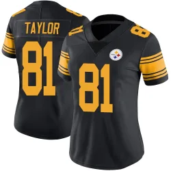 Roc Taylor Pittsburgh Steelers Limited Women's Color Rush Jersey (Black)