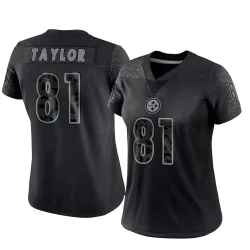 Roc Taylor Pittsburgh Steelers Limited Women's Reflective Jersey (Black)
