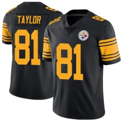 Roc Taylor Pittsburgh Steelers Limited Youth Color Rush Jersey (Black)