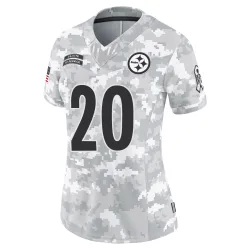 Rocky Bleier Pittsburgh Steelers Limited Women's 2024 Salute to Service Jersey (Arctic Camo)