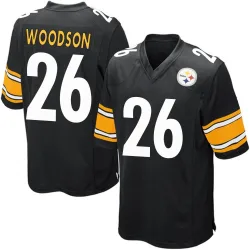 Rod Woodson Pittsburgh Steelers Game Men's Team Color Jersey (Black)