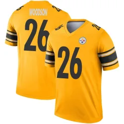 Rod Woodson Pittsburgh Steelers Legend Men's Inverted Jersey (Gold)