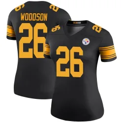 Rod Woodson Pittsburgh Steelers Legend Women's Color Rush Jersey (Black)