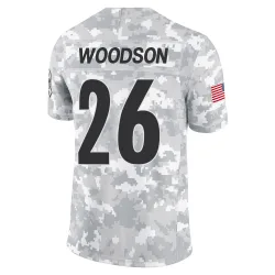 Rod Woodson Pittsburgh Steelers Limited Men's 2024 Salute to Service Jersey (Arctic Camo)