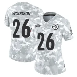 Rod Woodson Pittsburgh Steelers Limited Women's 2024 Salute to Service Jersey (Arctic Camo)