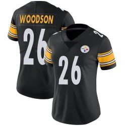 Rod Woodson Pittsburgh Steelers Limited Women's Team Color Vapor Untouchable Jersey (Black)