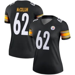 Ryan McCollum Pittsburgh Steelers Legend Women's Jersey (Black)