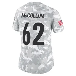 Ryan McCollum Pittsburgh Steelers Limited Women's 2024 Salute to Service Jersey (Arctic Camo)