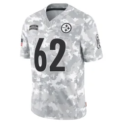 Ryan McCollum Pittsburgh Steelers Limited Youth 2024 Salute to Service Jersey (Arctic Camo)