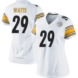 Ryan Watts Pittsburgh Steelers Game Women's Jersey (White)