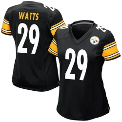 Ryan Watts Pittsburgh Steelers Game Women's Team Color Jersey (Black)