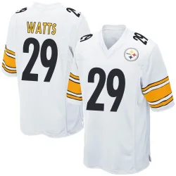 Ryan Watts Pittsburgh Steelers Game Youth Jersey (White)