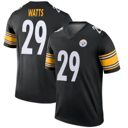 Ryan Watts Pittsburgh Steelers Legend Men's Jersey (Black)