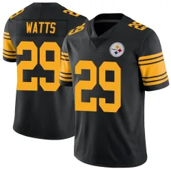 Ryan Watts Pittsburgh Steelers Limited Men's Color Rush Jersey (Black)