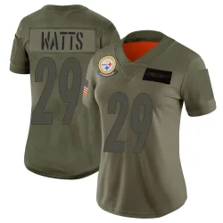Ryan Watts Pittsburgh Steelers Limited Women's 2019 Salute to Service Jersey (Camo)