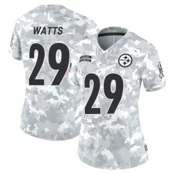 Ryan Watts Pittsburgh Steelers Limited Women's 2024 Salute to Service Jersey (Arctic Camo)