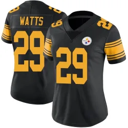 Ryan Watts Pittsburgh Steelers Limited Women's Color Rush Jersey (Black)