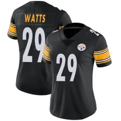 Ryan Watts Pittsburgh Steelers Limited Women's Team Color Vapor Untouchable Jersey (Black)