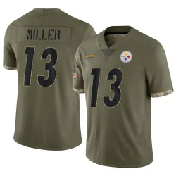 Scotty Miller Pittsburgh Steelers Limited Men's 2022 Salute To Service Jersey (Olive)