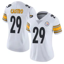 Sebastian Castro Pittsburgh Steelers Limited Women's Vapor Untouchable Jersey (White)
