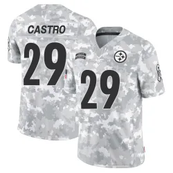 Sebastian Castro Pittsburgh Steelers Limited Youth 2024 Salute to Service Jersey (Arctic Camo)