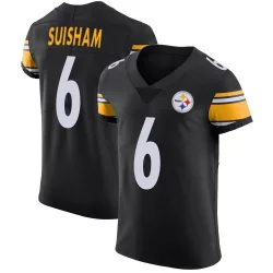 Shaun Suisham Pittsburgh Steelers Elite Men's Team Color Vapor Untouchable Jersey (Black)