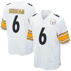 Shaun Suisham Pittsburgh Steelers Game Men's Jersey (White)