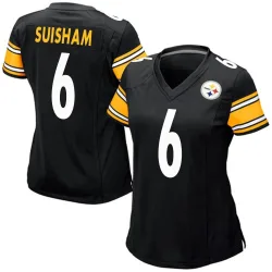Shaun Suisham Pittsburgh Steelers Game Women's Team Color Jersey (Black)
