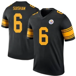 Shaun Suisham Pittsburgh Steelers Legend Men's Color Rush Jersey (Black)
