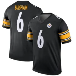 Shaun Suisham Pittsburgh Steelers Legend Men's Jersey (Black)