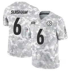 Shaun Suisham Pittsburgh Steelers Limited Men's 2024 Salute to Service Jersey (Arctic Camo)