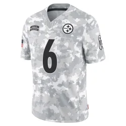 Shaun Suisham Pittsburgh Steelers Limited Men's 2024 Salute to Service Jersey (Arctic Camo)