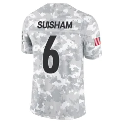 Shaun Suisham Pittsburgh Steelers Limited Men's 2024 Salute to Service Jersey (Arctic Camo)