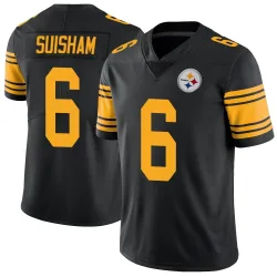 Shaun Suisham Pittsburgh Steelers Limited Men's Color Rush Jersey (Black)