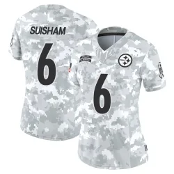 Shaun Suisham Pittsburgh Steelers Limited Women's 2024 Salute to Service Jersey (Arctic Camo)