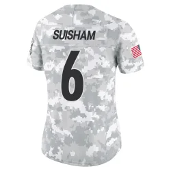 Shaun Suisham Pittsburgh Steelers Limited Women's 2024 Salute to Service Jersey (Arctic Camo)