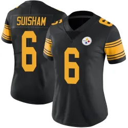 Shaun Suisham Pittsburgh Steelers Limited Women's Color Rush Jersey (Black)