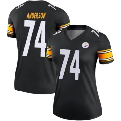 Spencer Anderson Pittsburgh Steelers Legend Women's Jersey (Black)