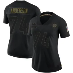 Spencer Anderson Pittsburgh Steelers Limited Women's 2020 Salute To Service Jersey (Black)