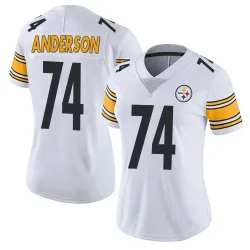 Spencer Anderson Pittsburgh Steelers Limited Women's Vapor Untouchable Jersey (White)