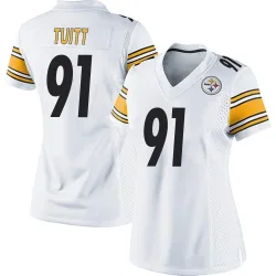Stephon Tuitt Pittsburgh Steelers Game Women's Jersey (White)