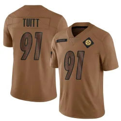 Stephon Tuitt Pittsburgh Steelers Limited Men's 2023 Salute To Service Jersey (Brown)