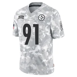 Stephon Tuitt Pittsburgh Steelers Limited Men's 2024 Salute to Service Jersey (Arctic Camo)