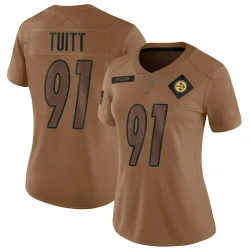 Stephon Tuitt Pittsburgh Steelers Limited Women's 2023 Salute To Service Jersey (Brown)