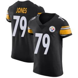 Steven Jones Pittsburgh Steelers Elite Men's Team Color Vapor Untouchable Jersey (Black)